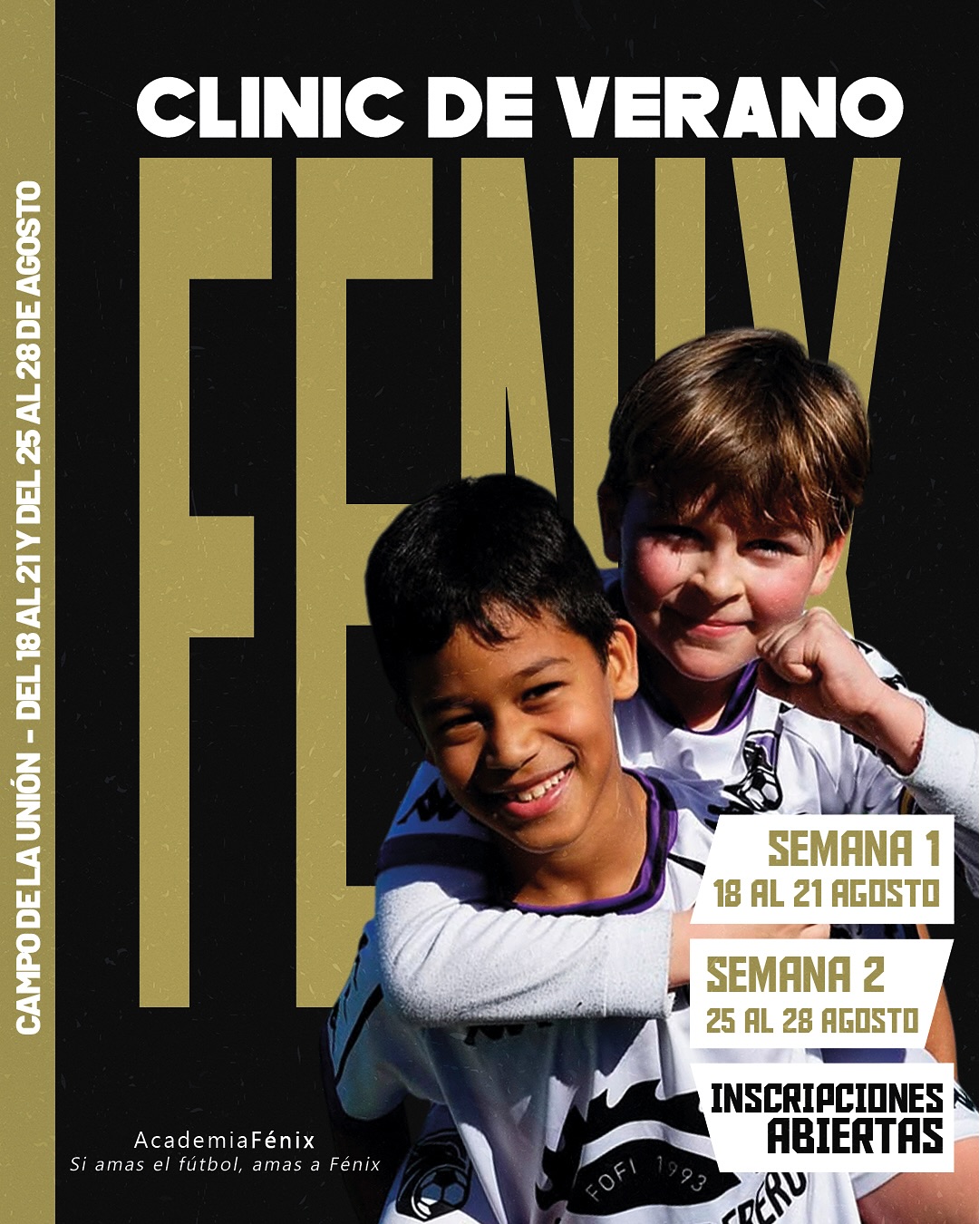¡Inscripciones abiertas para el Clinic de Pretemporada de Academia Fénix 2025!